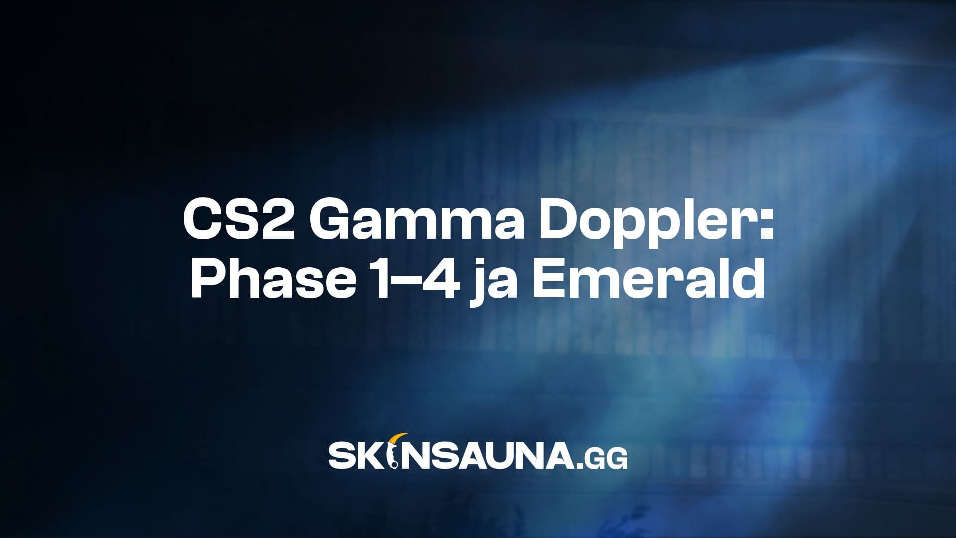Viisi M9 Bayonet Gamma Doppler -veistä rinnakkain: Phase 1–4 ja Emerald